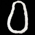 White Plastic Leis (1"x34")